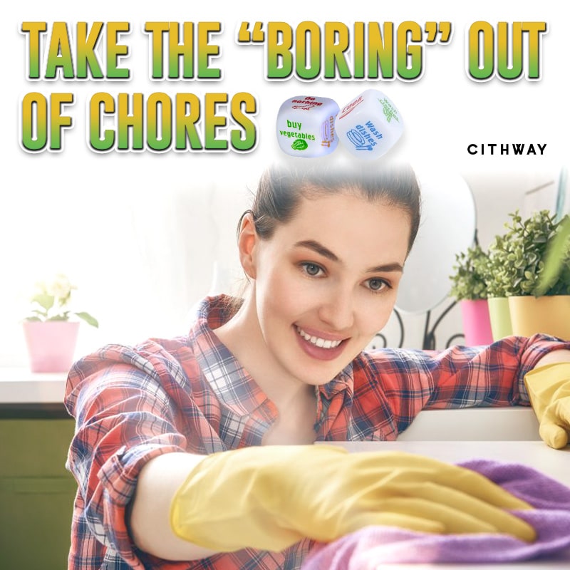 Cithway™ Fun Household Chores Dice