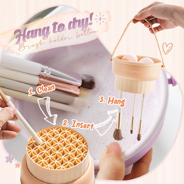 3-in-1 Makeup Tools Cleaning Bowl