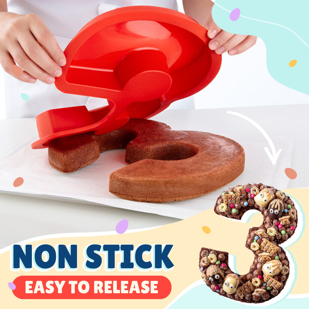 Number Cake Mold