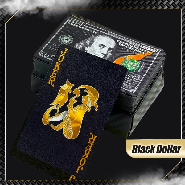 Black Golden Luxe Playing Cards