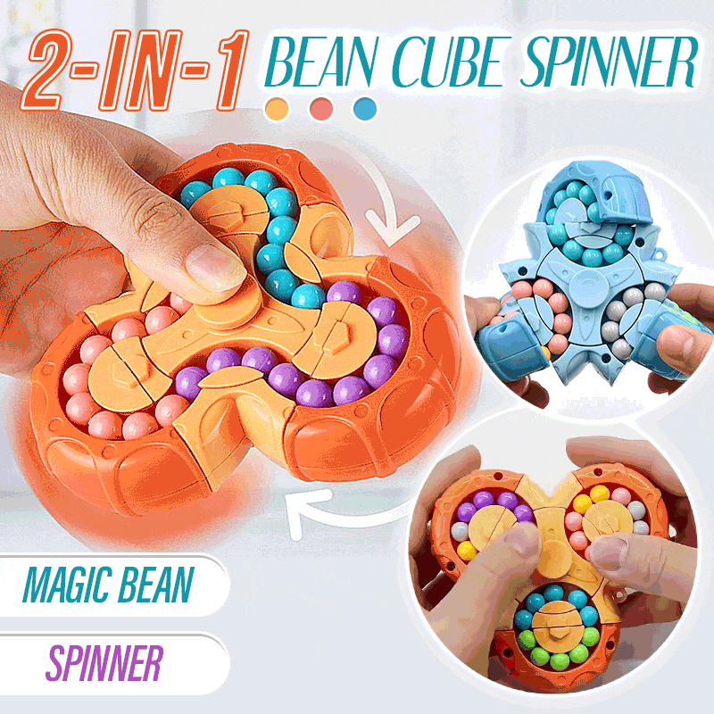 Rotating Magic Bean Cube Spinner