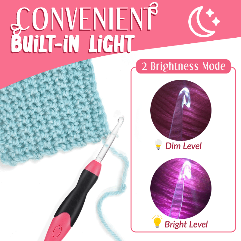 Easy-DIY Lighted LED Crochet Set